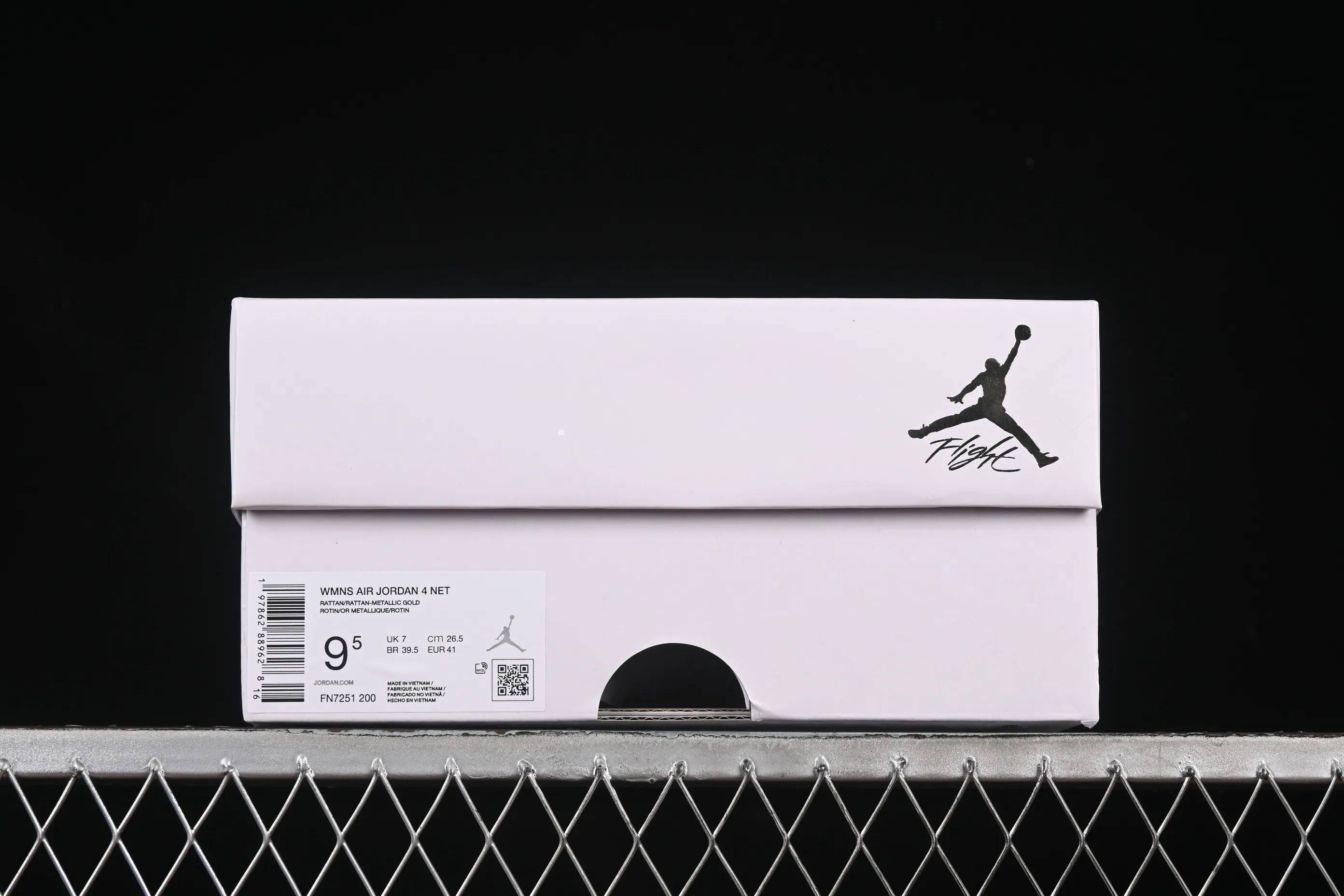 All categories Air Jordan Jordan series basketball shoes Air Jordan 4 Air Jordan 4 NET "Rattan" AJ4 Joe 4 soft and elegant rattan color cultural basketball shoes FN7251-200